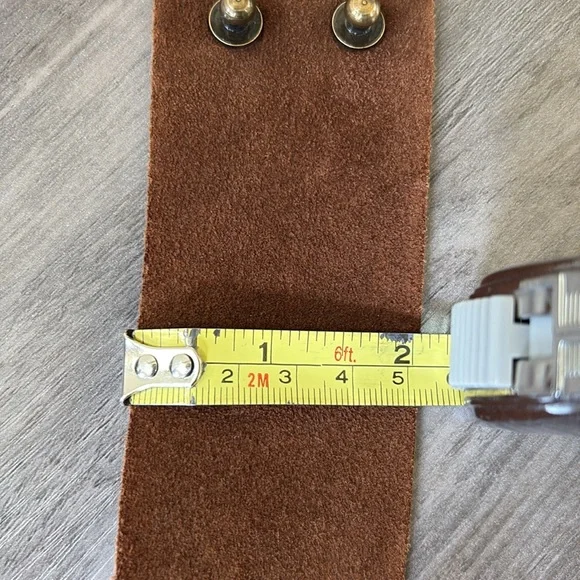GAP Brown Leather Belt Size Small - Picture 11 of 13